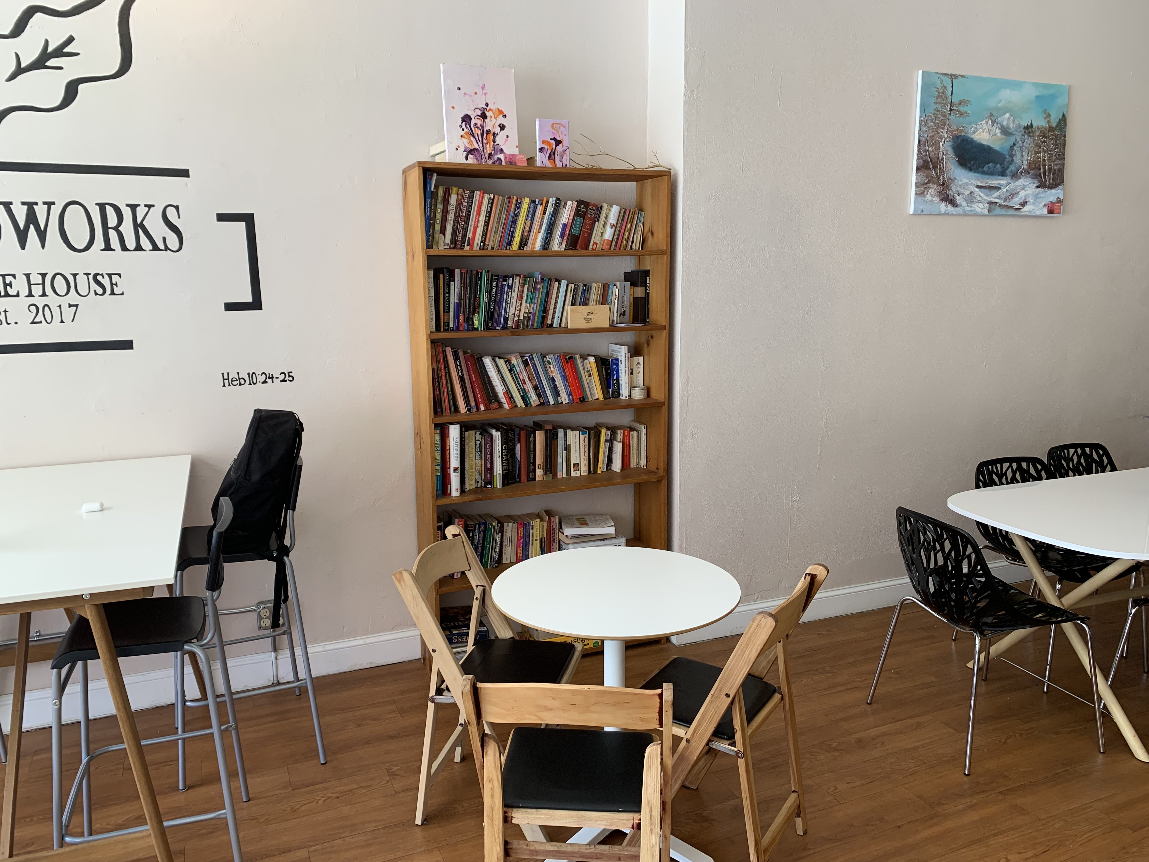 Seats with book case